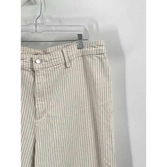Universal Thread Sailor Wide Leg Striped Pants Sz 17 White Sz 2X - Picture 2 of 6